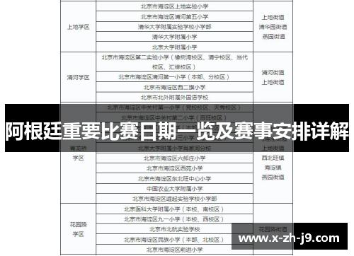 阿根廷重要比赛日期一览及赛事安排详解